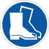 400MM DIA. SAFETY BOOTS SYMBOLFLOOR GRAPHIC thumbnail-0