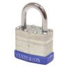 Keyed Padlock, Keyed Alike, Steel, Silver, 40mm Width, Weatherproof thumbnail-0