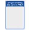 SAFETY MIRROR:  ARE YOU WEARING THE CORRECT PPE - MIR (200X300MM) thumbnail-0