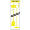 SHADOWBOARD - CLEANING STATION STYLE A (YELLOW) W HOOKS - NO STOCK thumbnail-0