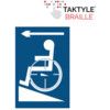 DISABLED RAMP ARROW LEFT -TAKTYLE(150 X 225MM) thumbnail-0