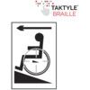 DISABLED RAMP ARROW LEFT -TAKTYLE(150 X 225MM) thumbnail-0