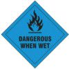 DANGEROUS WHEN WET - SAV DIAMOND(100 X 100MM) thumbnail-0