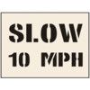 SLOW 10 MPH STENCIL (300 X 400MM) thumbnail-0