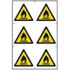 FLAMMABLE SYMBOLS - PVC (200X300MM) thumbnail-0