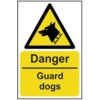 DANGER GUARD DOGS - RPVC (200X300MM) thumbnail-0