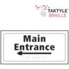 MAIN ENTRANCE ARROW LEFT -TAKTYLE(300 X 150MM) thumbnail-0