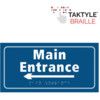 MAIN ENTRANCE ARROW LEFT -TAKTYLE(300 X 150MM) thumbnail-0