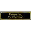 PLEASE RING BELL FOR ATTENTION -POL (200 X 50MM) thumbnail-0