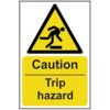 CAUTION TRIP HAZARD - RPVC (200X300MM) thumbnail-0