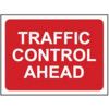 TRAFFIC CONTROL AHEAD - QSIGN(1050 X 750MM) thumbnail-0