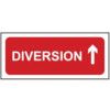 DIVERSION UP ARROW - Q SIGN (1050X 450MM) thumbnail-0