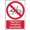 TIPPING OR DUMPING PROHIBITED -PVC (200 X 300MM) thumbnail-0