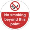 400MM DIA. NO SMOKING BEYOND THISPOINT FLOOR GRAPHIC thumbnail-0