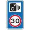 420X720MM DIB '30MPH SPEED LIMIT- CAM SYMBOL' ROSIGN (W/O CHANNEL) thumbnail-0