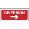 DIVERSION RIGHT ARROW - QSIGN(1050 X 450MM) thumbnail-0