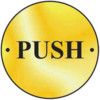 PUSH DOOR DISC - PB (75MM DIA.) thumbnail-0