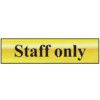 STAFF ONLY - POL (200 X 50MM) thumbnail-0