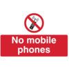 NO MOBILE PHONES - RPVC (300X200MM) thumbnail-0