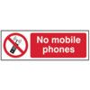 NO MOBILE PHONES - RPVC (600X200MM) thumbnail-0