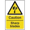 CAUTION SHARP BLADES - SAV (200X300MM) thumbnail-0