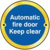 AUTOMATIC FIRE DOOR KEEP CLEARDOOR DISC - PSS (75MM DIA.) thumbnail-0