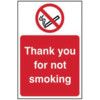 THANK YOU FOR NOT SMOKING -RPVC(200 X 300MM) thumbnail-0