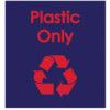 WAREHOUSE RECYCLING SACK 'PLASTICONLY' - (920 X 1000MM) thumbnail-0