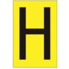 75MM YELLOW VINYL - CHARACTER 'H'(PK-10) thumbnail-0