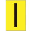 75MM YELLOW VINYL - CHARACTER 'I'(PK-10) thumbnail-0