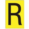 75MM YELLOW VINYL - CHARACTER 'R'(PK-10) thumbnail-0