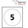 NUMBER 5 - TAKTYLE (150 X 150MM) thumbnail-0