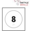 NUMBER 8 - TAKTYLE (150 X 150MM) thumbnail-0