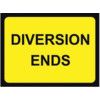 1050 X 750MM Ã‚Â TEMPORARY SIGN -DIVERSION ENDS thumbnail-0