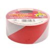 Hazard Tape, Red/White, 50mm x 33m thumbnail-0