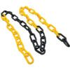 Chain Barrier, Plastic, Black/Yellow thumbnail-0