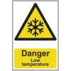 DANGER LOW TEMPERATURE - PVC (200X 300MM) thumbnail-0