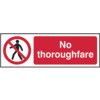 NO THOROUGHFARE - SAV (300X100MM) thumbnail-0