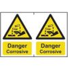 DANGER CORROSIVE - PVC (300X200MM) thumbnail-0