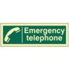 EMERGENCY TELEPHONE -PHOTOLUMINESCENT (300 X 100MM) thumbnail-0