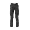 ACCELERATE, Work Trousers, Men, Black, Poly-Cotton, Waist 38.5", Short thumbnail-0