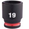 3/8"SQ DRIVE; SHOCKWAVE IMPACT SOCKET 19mm STD-II thumbnail-0