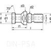 DN40-CH-PSA DIN 698 72 PULL STUD thumbnail-1