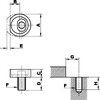 CC240210 M10x26mm Eccentric Cam Lock thumbnail-1