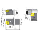 External Toolholders - Lever Lock - PCBN R/L thumbnail-3