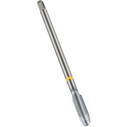 Series E299 HSS-E Yellow Shark Spiral Point Machine Tap - Metric Fine - Chrome Finish  thumbnail-0