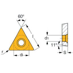 TNMG Turning Inserts Grade IC9150 thumbnail-1