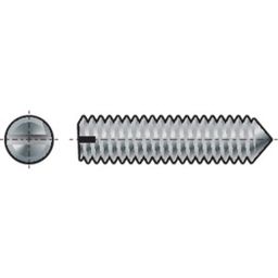 Slotted Set Screw, Metric - A1/A2 Stainless - Cone Point - DIN 553 thumbnail-0