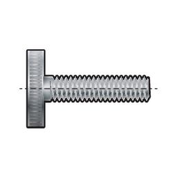 Thumb Screw, Metric - Steel - BZP (Bright Zinc Plated) - Knurled Thin Type - DIN 653 thumbnail-0