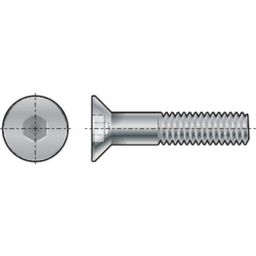 Socket Head Countersunk Screw, Metric - Steel - Grade 8.8 - BZP - DIN 7991 thumbnail-3